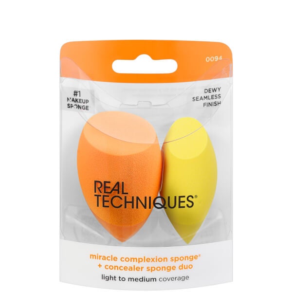 Real Techniques Miracle Complexion Sponge And Concealer Sponge Duo