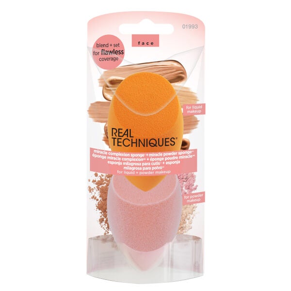 Real Techniques Miracle Complexion Sponge And Miracle Powder Sponge