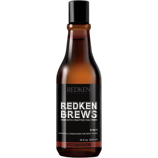 Redken Brews 3-in-1 Shampoo 300ml