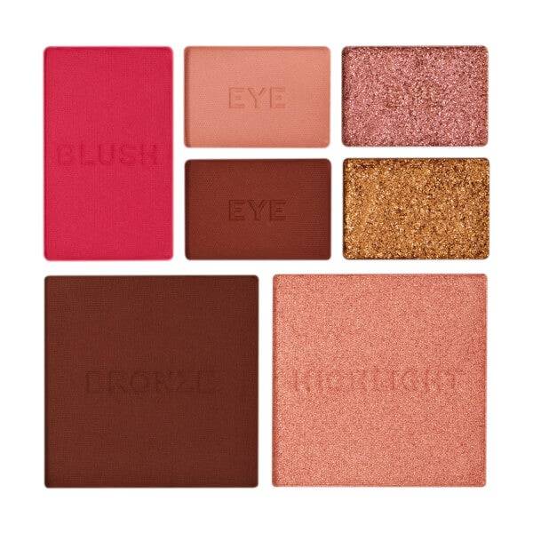 Revolution Pro True Love Eye And Cheek Palette - Medium-Deep