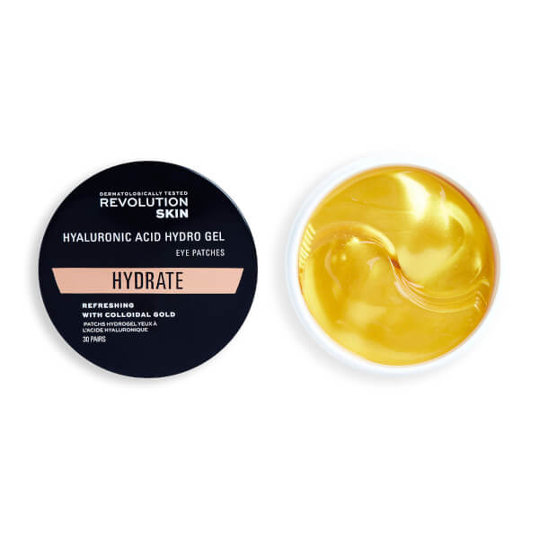Revolution Skincare Gold Eye Hydrogel Hydrating Eye Patches With Colloidal Gold 20g