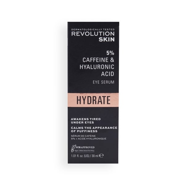 Revolution Skincare Targeted Under Eye Serum - 5% Caffeine + Hyaluronic Acid Serum