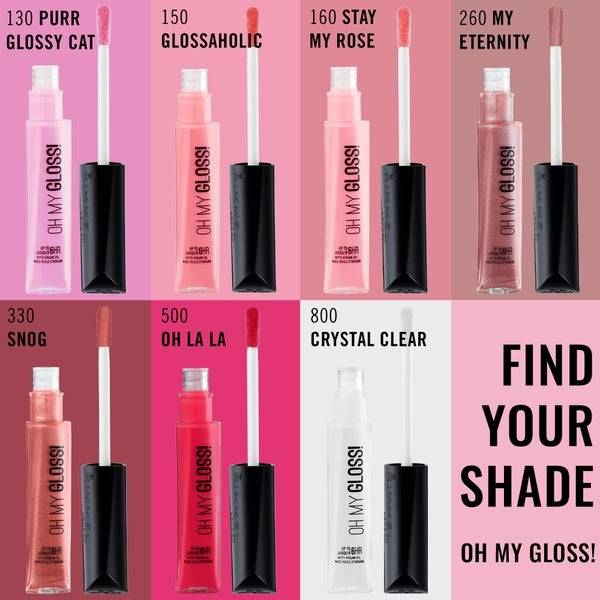Rimmel London Oh My Gloss! Shiny Lip Gloss - 160 Stay My Rose