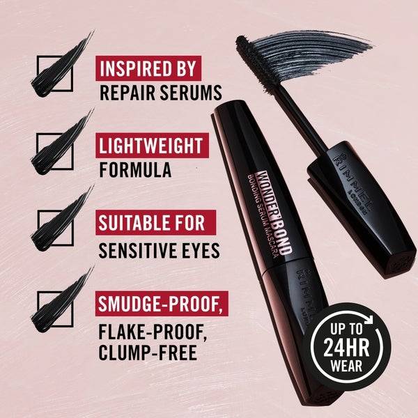 Rimmel Wonder'Bond Bonding Serum Mascara - 001 Black 11ml