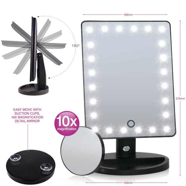 Rio 24 LED Touch Dimmable Makeup Mirror