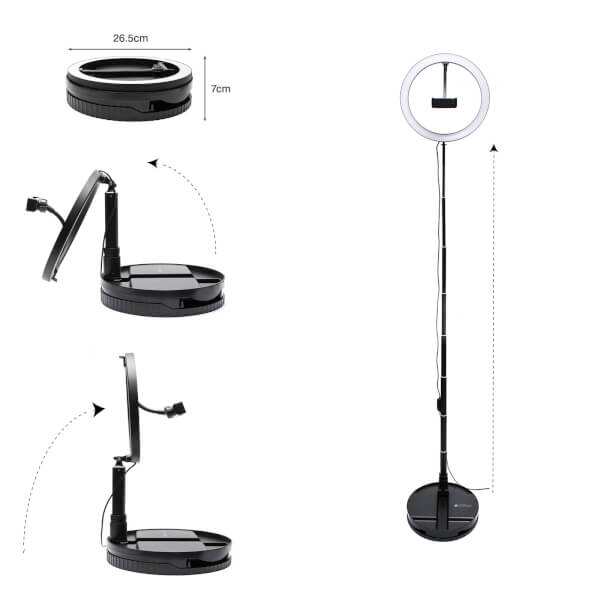 Rio Faltbares LED-Ringlicht