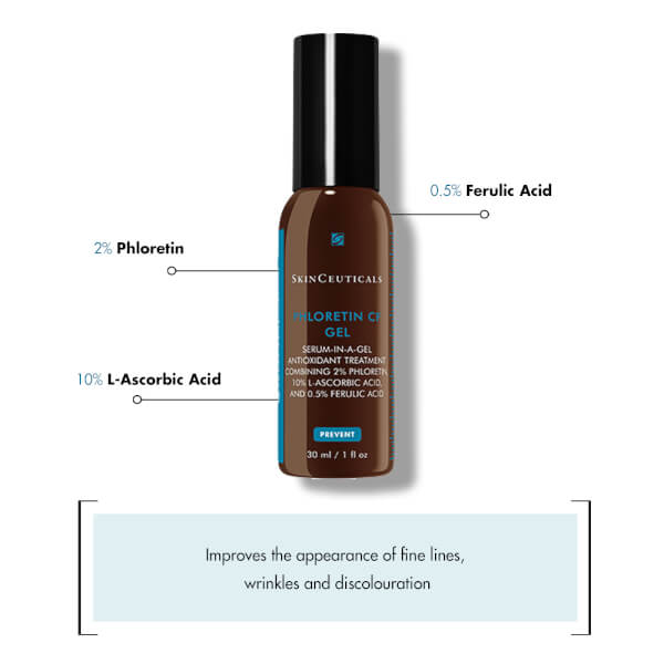 SkinCeuticals Phloretin C F Antioxidant Vitamin C Gel For Combination/Oily Skin 30ml