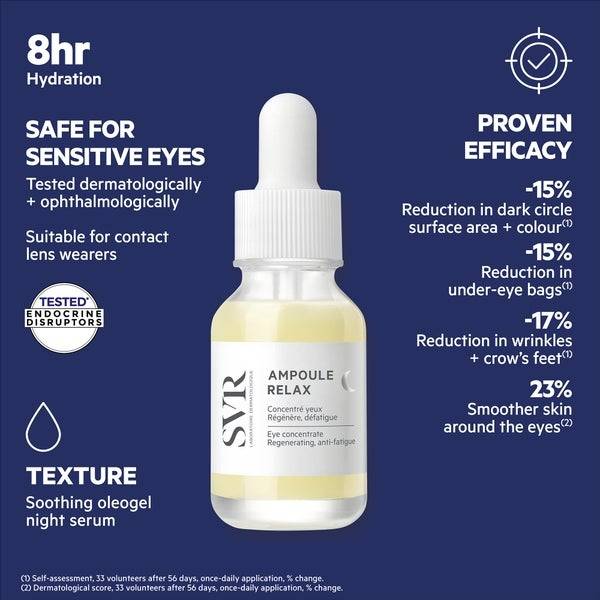 SVR Ampoule Relax Evening Eye Contour Serum 15ml