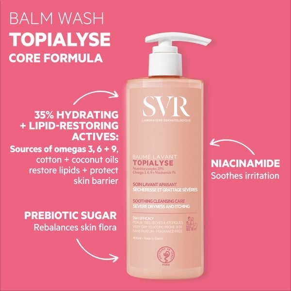SVR Laboratoires TOPIALYSE Baume Lavant Body Wash 400 ml