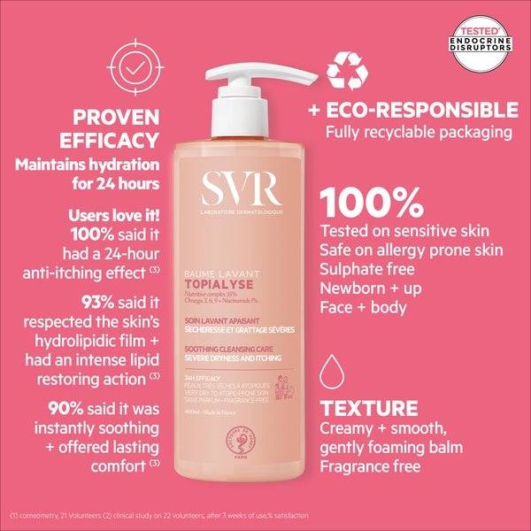 SVR Laboratoires TOPIALYSE Baume Lavant Body Wash 400 ml