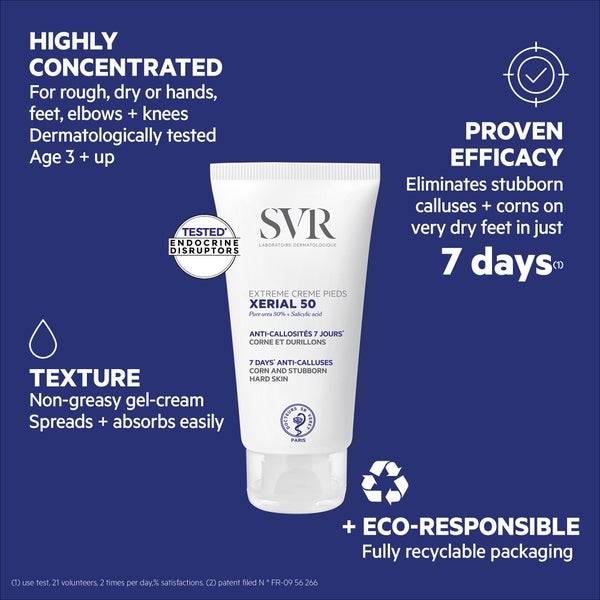 SVR Laboratoires XERIAL 50 Extrême Crème Pieds Feet Care 50 ml