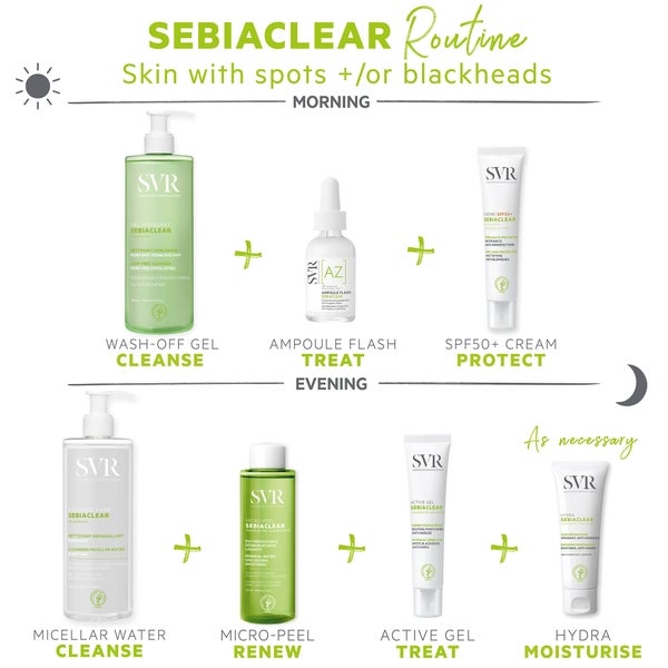 SVR Sebiaclear Active Acne And Spot Treatment Gel-Cream 40ml
