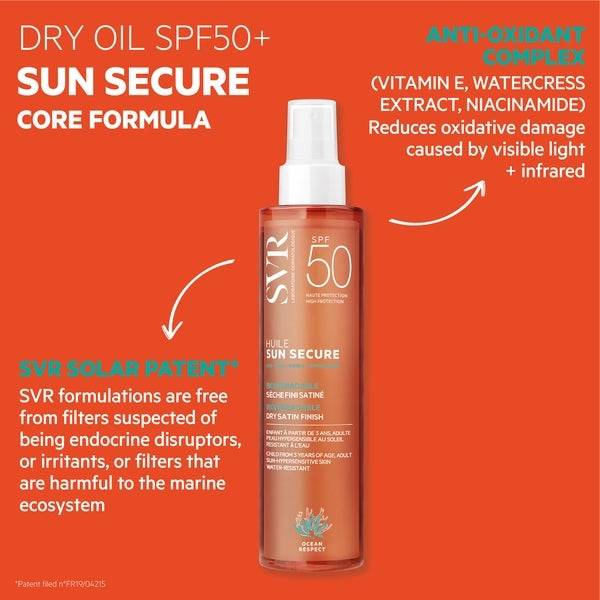 SVR Sun Secure Dry Oil SPF50+ 200ml