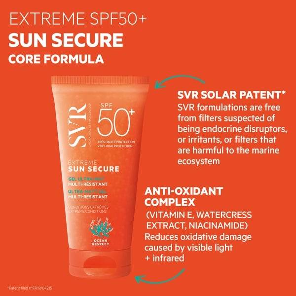 SVR Sun Secure Extreme Multi-Resistant Matt Gel SPF50+ 50ml