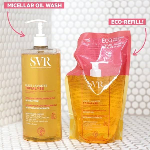 SVR Topialyse Face And Body Emulsifying Micellar Oil Wash 1000ml