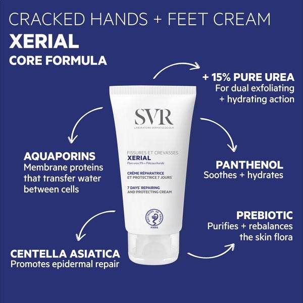 SVR XERIAL Cracked Hands And Foot Cream 50ml
