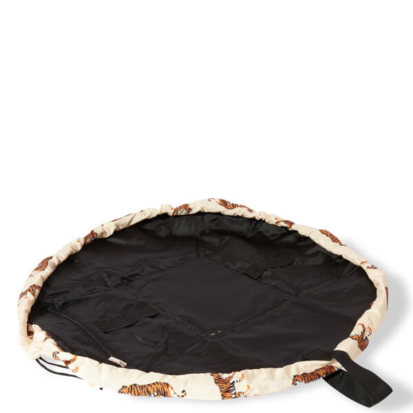The Flat Lay Co. Drawstring Bag - Beige Tigers