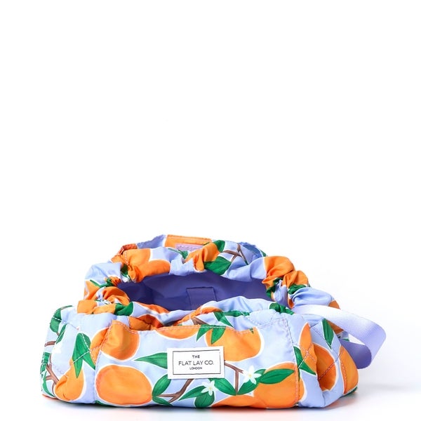 The Flat Lay Co. Drawstring Makeup Bag - Mediterranean Oranges