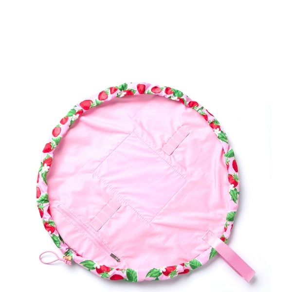 The Flat Lay Co. Drawstring Makeup Bag - Summer Strawberries