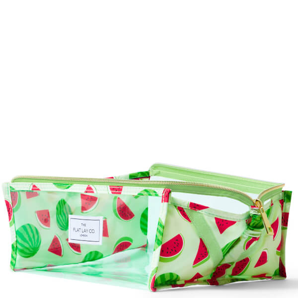 The Flat Lay Co. X LookFantastic Exclusive Perspex Box Bag In Green Watermelon