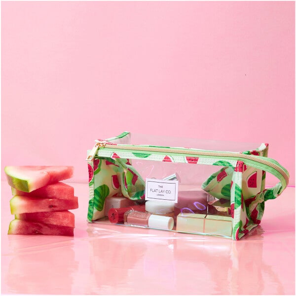The Flat Lay Co. X LookFantastic Exclusive Perspex Box Bag In Green Watermelon