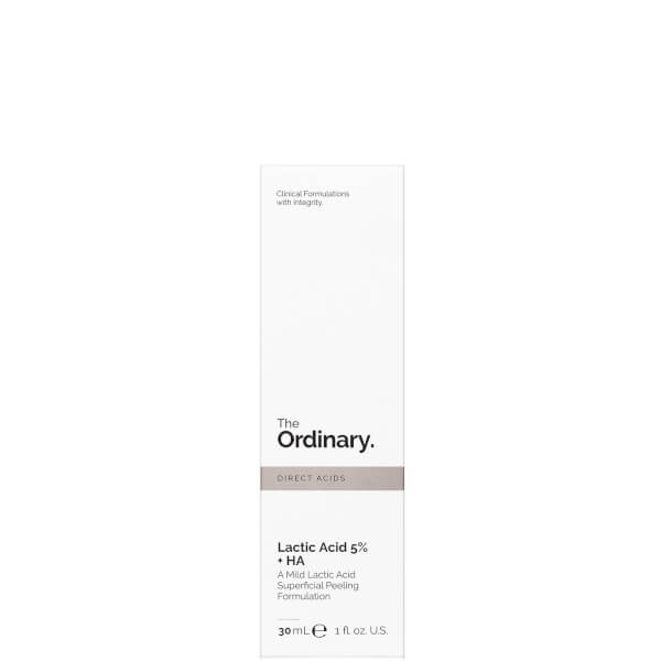 The Ordinary Lactic Acid 5 % + HA 2 % Superficial Peeling Formulation 30 Ml