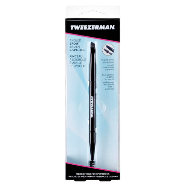 Tweezerman Dual Ended Angled Brow Brush
