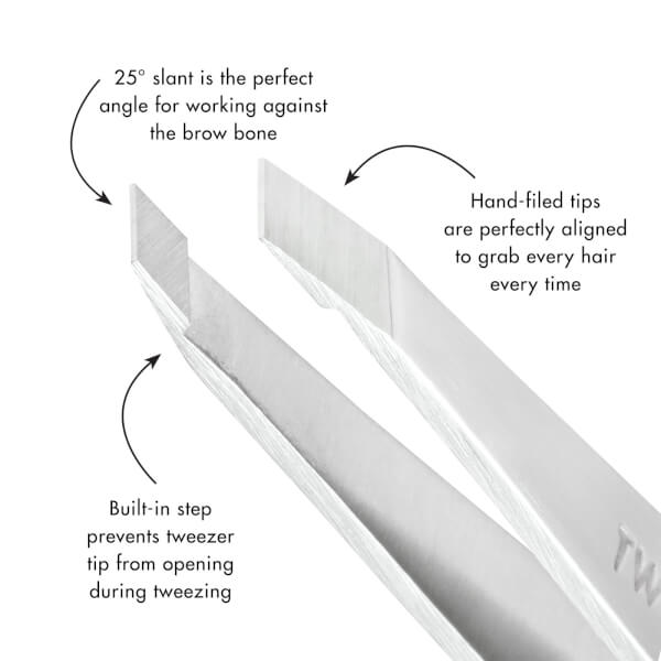 Tweezerman Platinum Slant Tweezer
