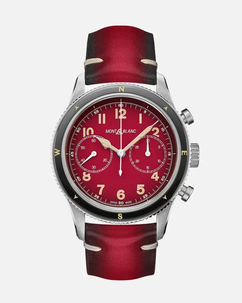 Montblanc 1858 Automatic Chronograph Kawa Karpo Limited Edition Rot