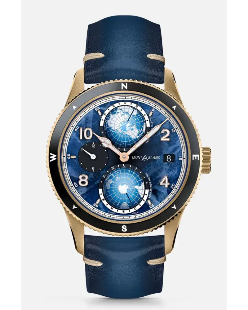 Montblanc 1858 Geosphere 0 Oxygen Limited Edition Blau