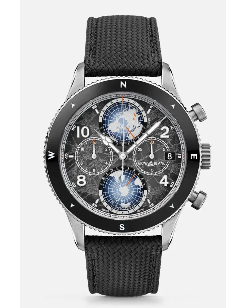Montblanc 1858 Geosphere Chronograph 0 Oxygen The 8000 Limited Edition Grau