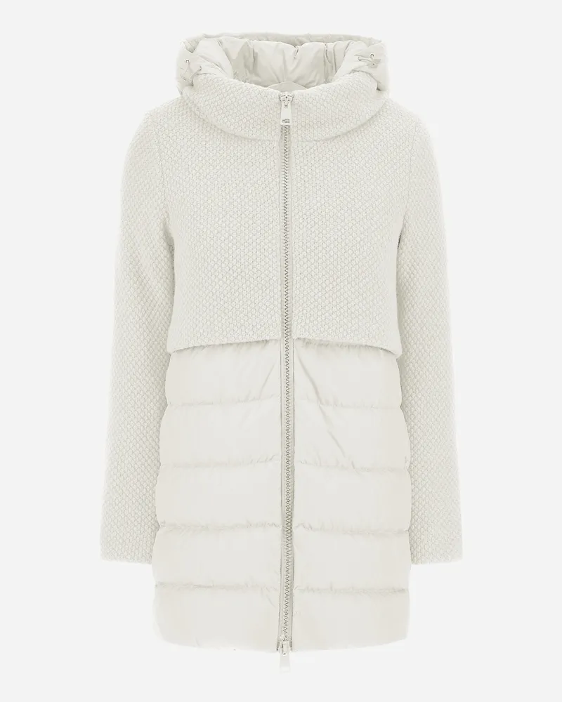 Herno A Form Jacke Aus Revival Und Nylon Chamonix Sand