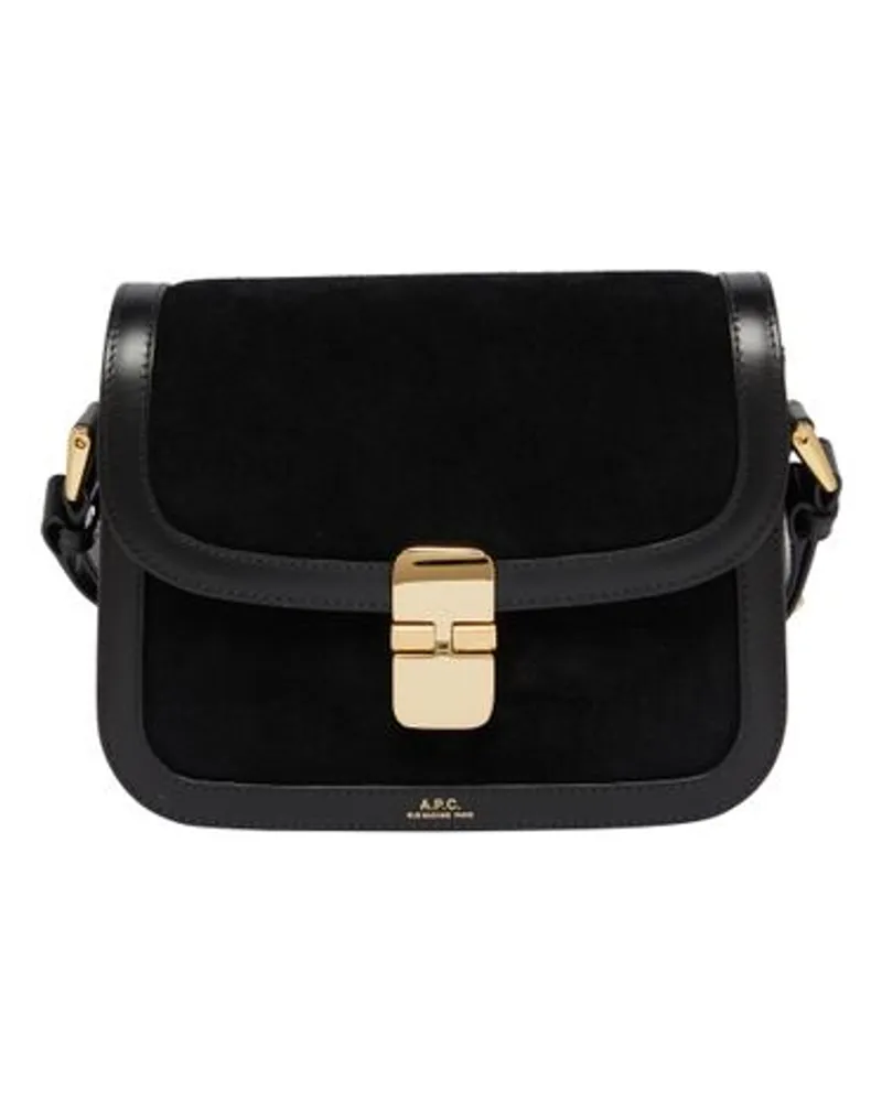 A.P.C. Kleine Schultertasche Grace Black