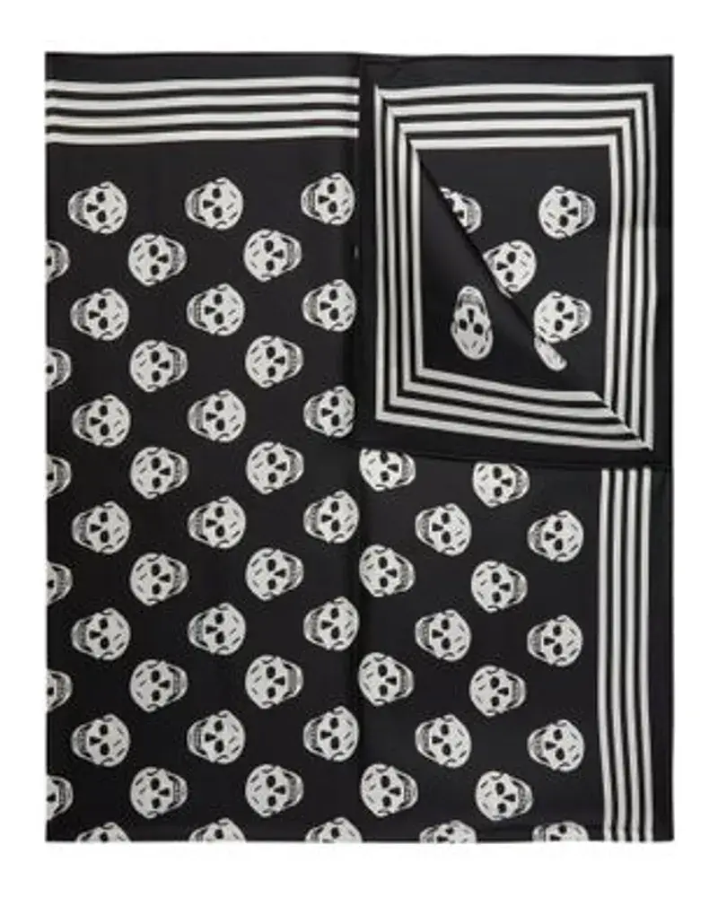 Alexander McQueen Foulard Biker Black