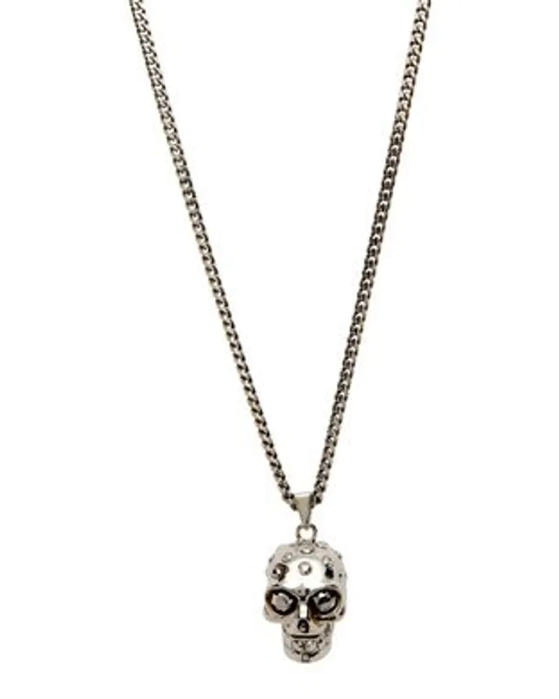 Alexander McQueen Halskette Skull Silver