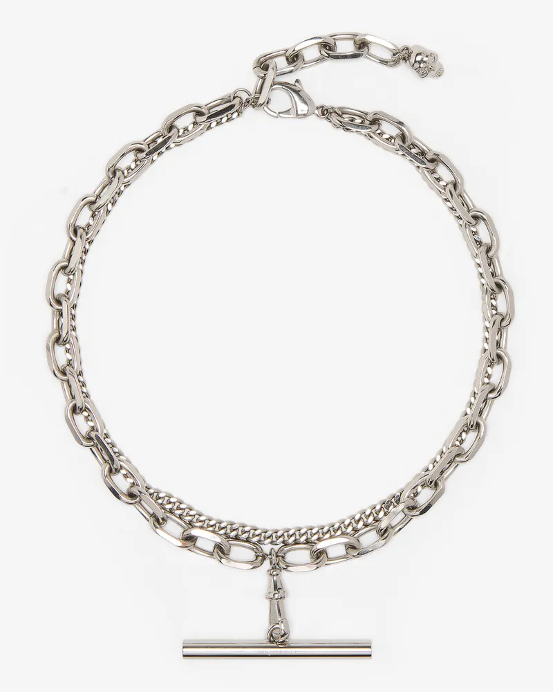 Alexander McQueen Sling Halskette Palladium