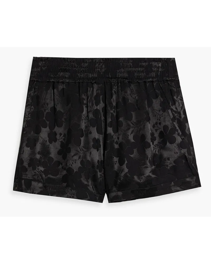 Alice + Olivia Alice Oliviashorts Aus GläNzendem Jacquard Schwarz