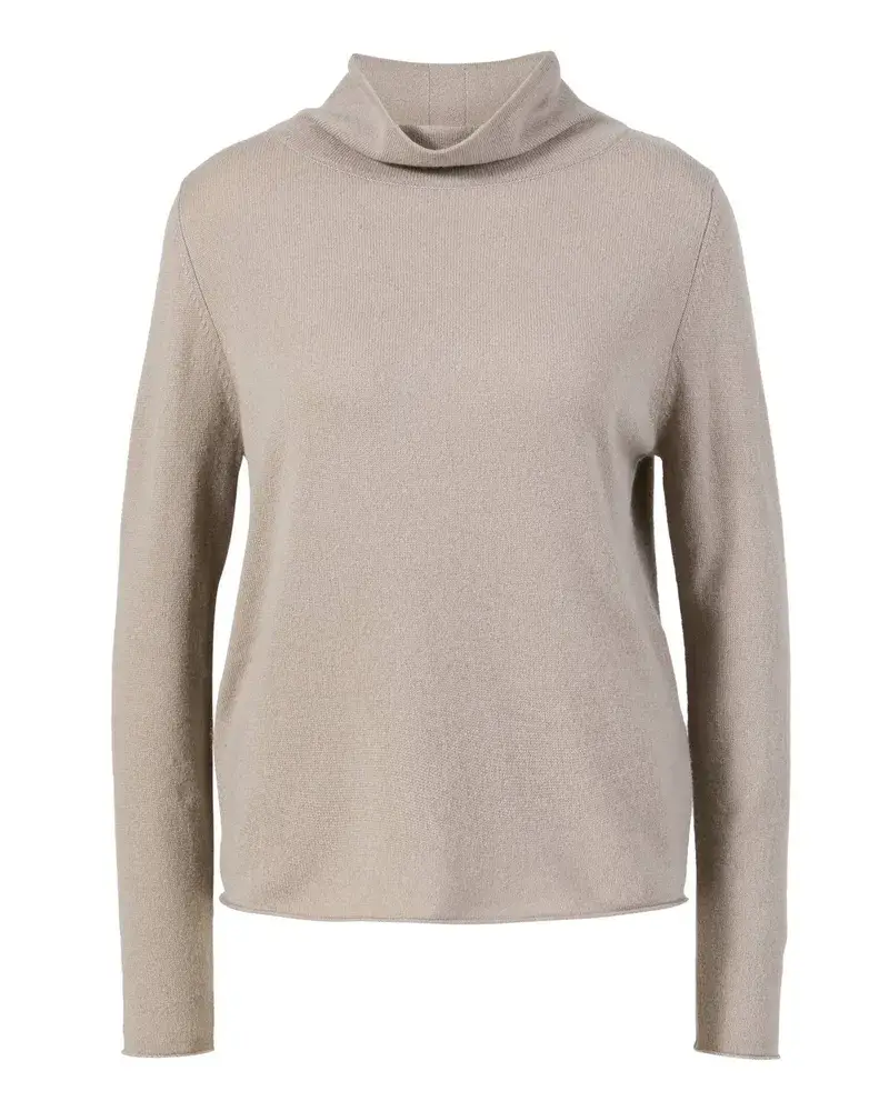 ALLUDE Cashmere Pullover Beige