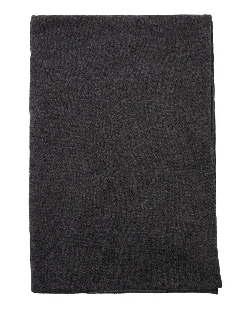 ALLUDE Cashmere Schal Dunkelgrau Grau