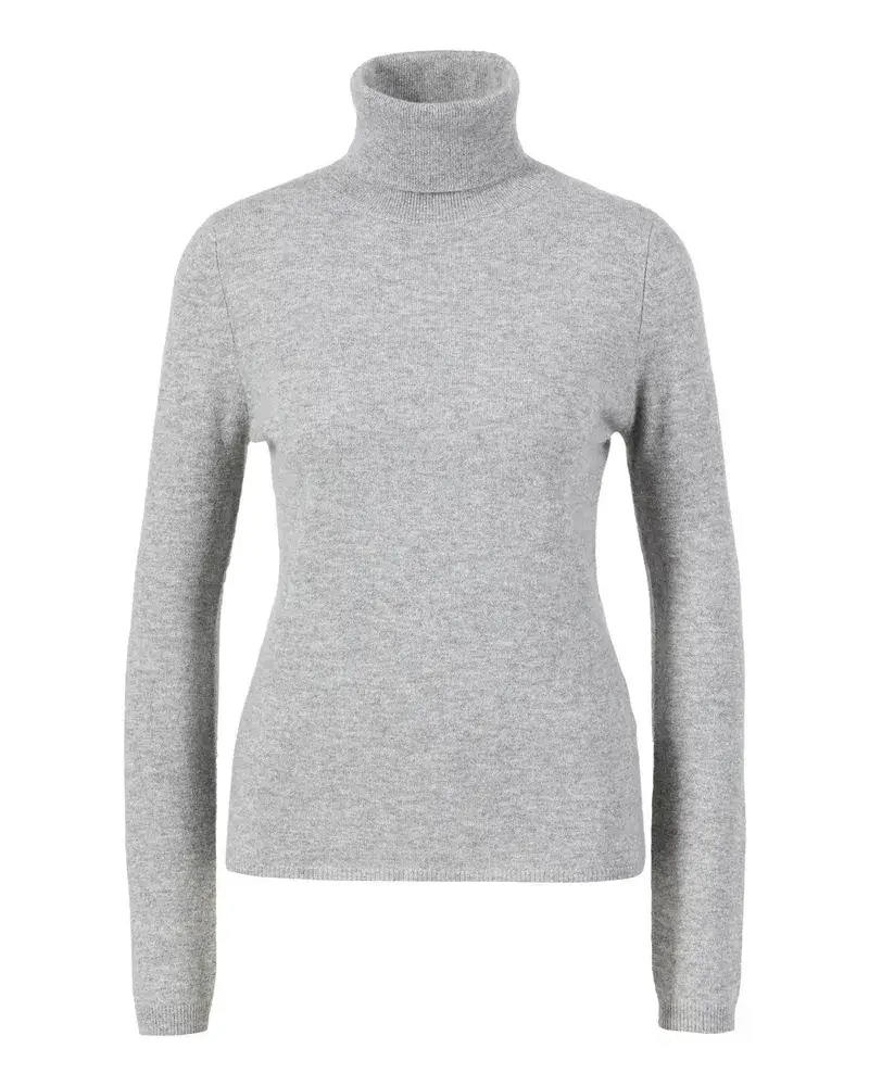 ALLUDE Rollkragenpullover Aus Cashmere Grau