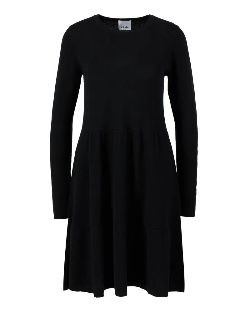 ALLUDE Woll Cashmere Kleid Schwarz