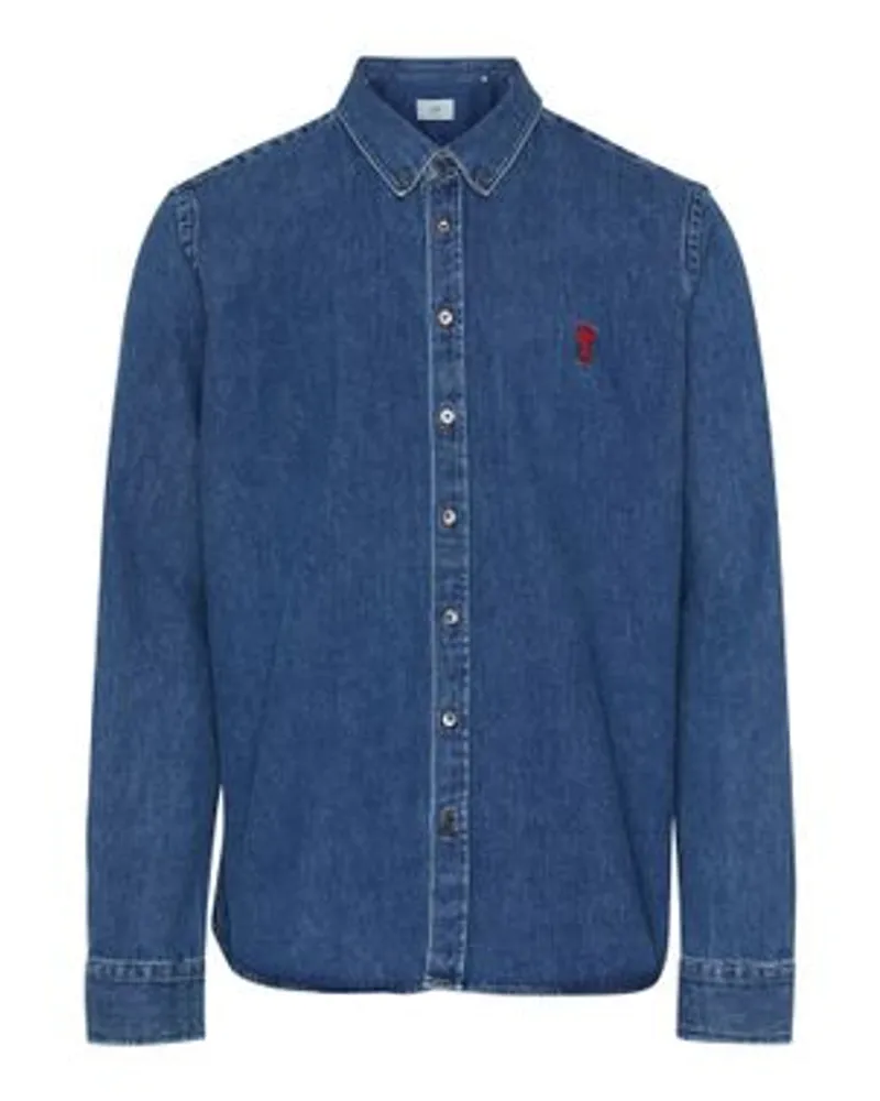 AMI Paris Jeanshemd Ami De CœUr Blue