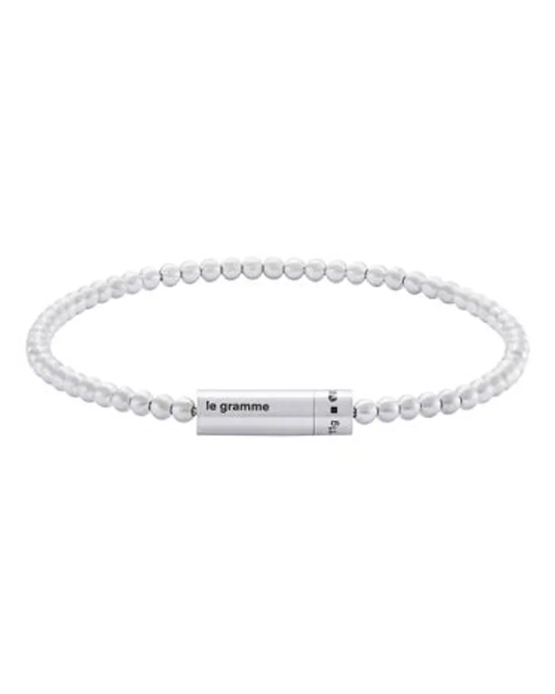 Le Gramme Armband Perlen Der 11g Silber 925 Glatt GebüRstet Silver