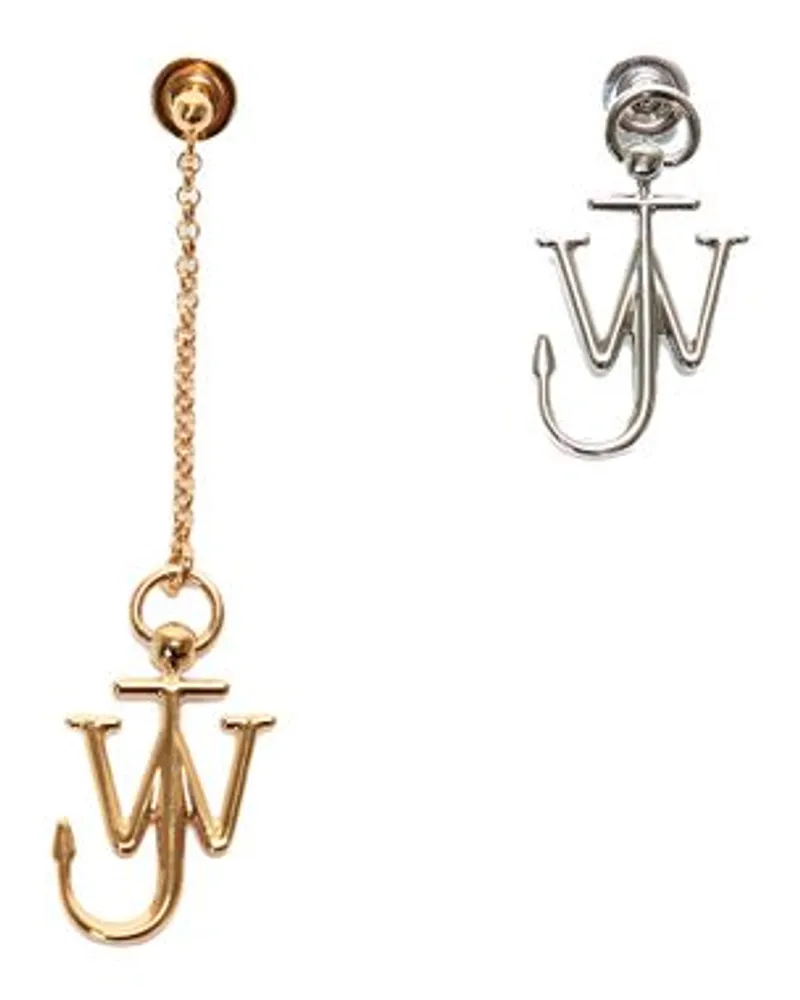 J.W.Anderson Asymmetrische Ohrringe Ancre Multicolor