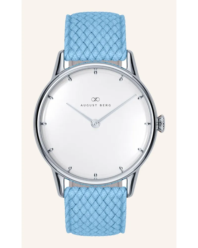 August Berg Armbanduhr Serenity Silber