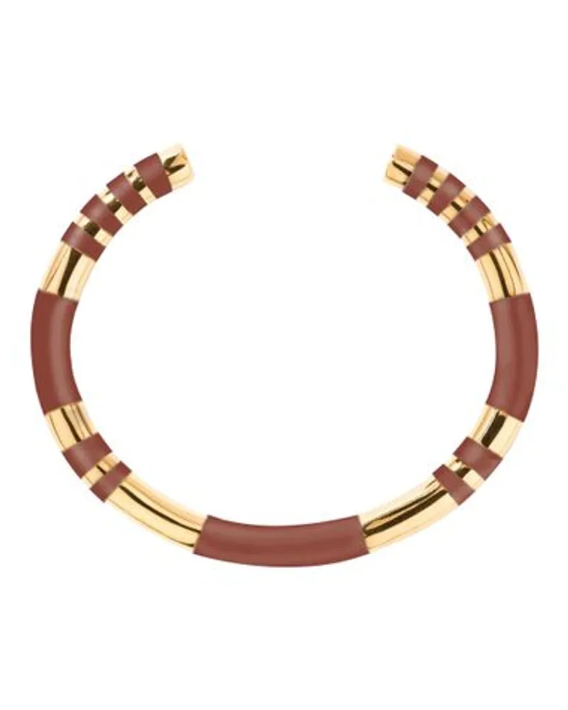 Aurélie Bidermann Armreif Positano Brown