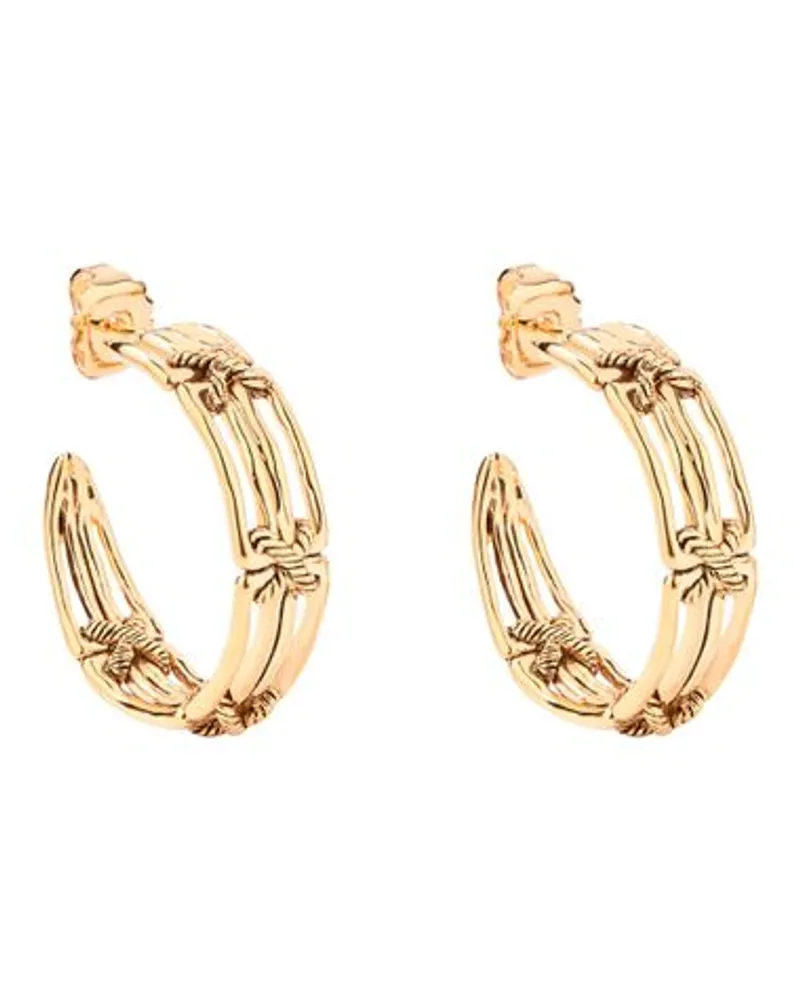 Aurélie Bidermann Creolen Caliche Gold