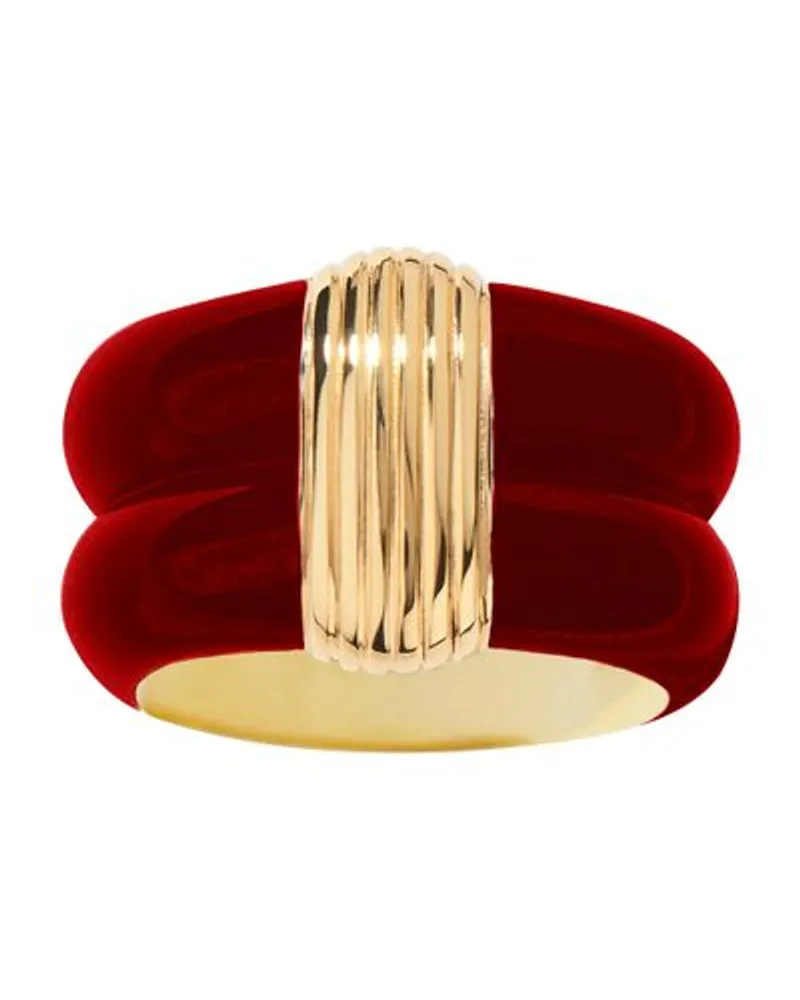 Aurélie Bidermann Ring Katt Burgundy