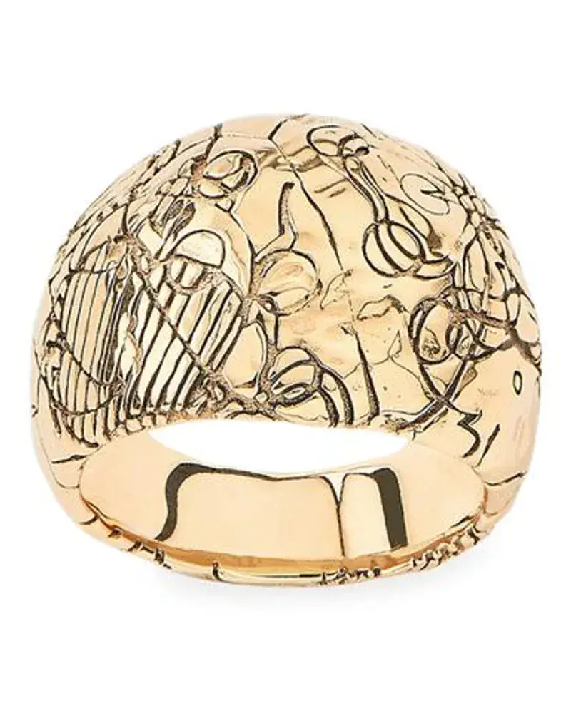 Aurélie Bidermann Ring Rosalba Gold