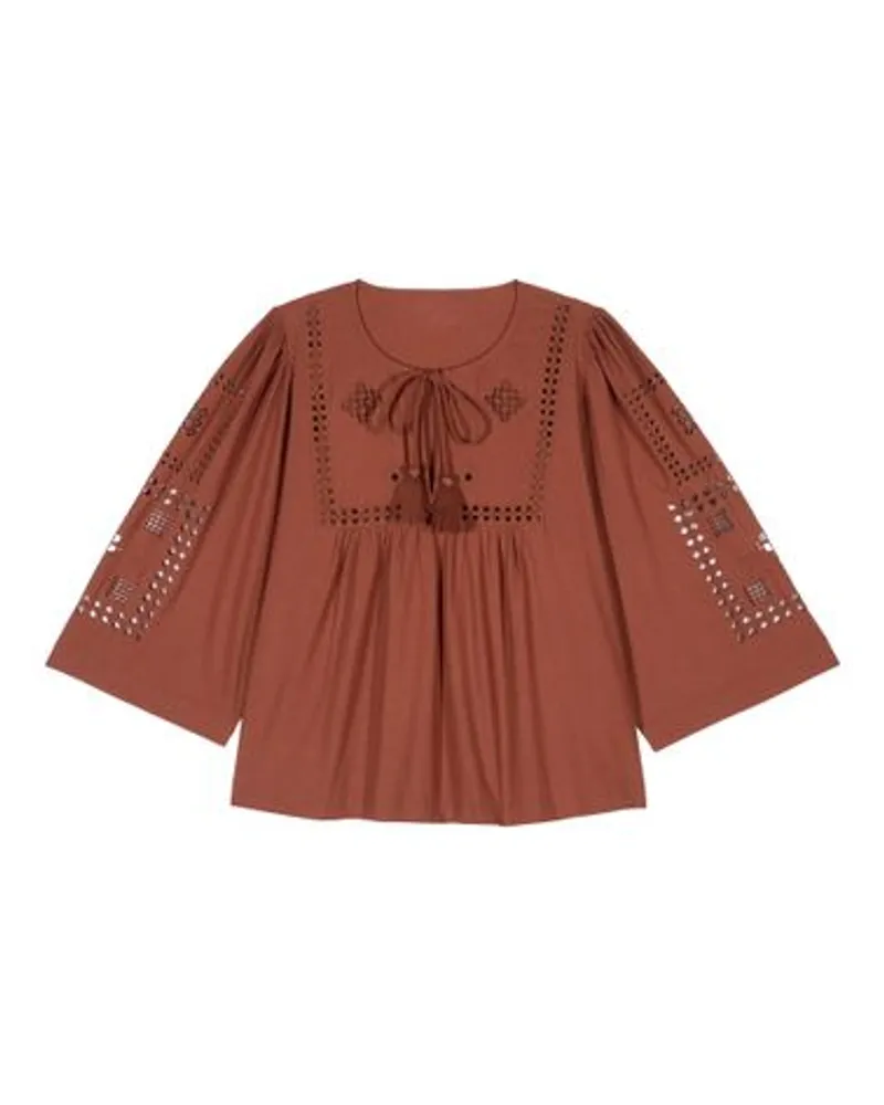 Ba&sh Top Malta Brown